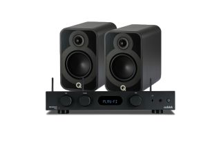 Audiolab 6000A Play Wireless Amplifier & Streaming Player with Q Acoustics Q 5020 Bookshelf Speakers