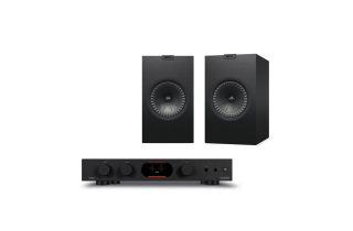 Audiolab 7000A Integrated Amplifier with KEF Q350 Bookshelf Speakers