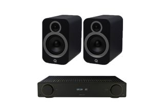 Arcam Radia A5 Integrated Amplifier with Q Acoustics 3030i Bookshelf Speakers