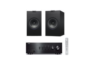 Yamaha A-S501 Integrated Amplifier with KEF Q150 Bookshelf Speakers
