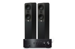 Yamaha A-S501 Integrated Amplifier with Q Acoustics Q 5040 Floorstanding Speakers