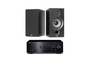 Yamaha A-S701 Integrated Amplifier with Elac Debut B5.2 Bookshelf Speakers
