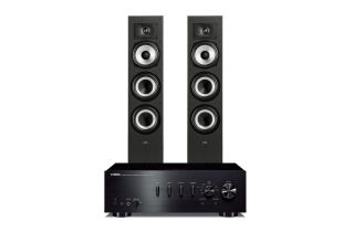 Yamaha A-S701 Integrated Amplifier with Polk Monitor XT60 Floor-Standing Loudspeakers