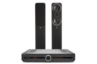 Roksan Attessa Streaming Amplifier with Q Acoustics 3050i Floorstanding Speakers