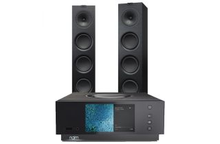 Naim Atom HDMI with KEF Q750 Floorstanding Speakers