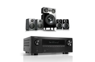 Denon AVC-X3800H 9.4 Ch. 8K AV Receiver with Wharfedale DX-2 5.1 Speaker Package