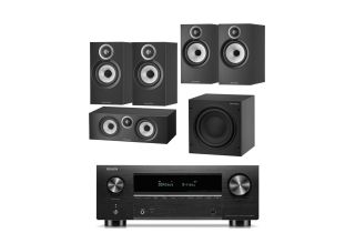 Denon AVC-X3800H 9.4 Ch. 8K AV Receiver with Bowers & Wilkins 606 S3 5.1 Home Cinema Speaker Package (607 S3 Rears)
