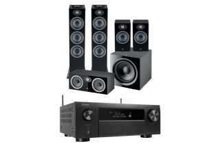 Denon AVC-X4800H 9.4 Ch. 8K AV Receiver with Focal Theva 5.1 AV Speaker Pack