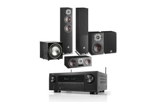 Denon AVR-X2800H AV Receiver with Dali Oberon 5 AV Speaker System