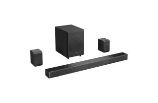 Hisense AX5125H 5.1.2 Ch Dolby Atmos Soundbar with Wireless Subwoofer - Black