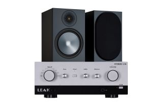 LEAK Stereo 130 Integrated Amplifier with Monitor Audio Bronze 100 Speakers (6th Gen)