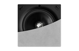 KEF Ci130QSFL Flush Mount Square In-Wall/Ceiling Speaker - Black
