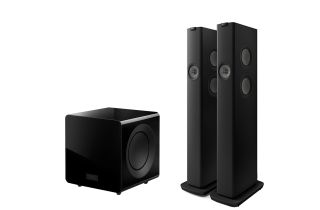 KEF LS60 Wireless AV Speaker Pack (Single KC92 Subwoofer)