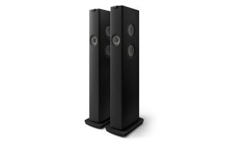 KEF LS60 Wireless Floorstanding Speakers - Carbon Black