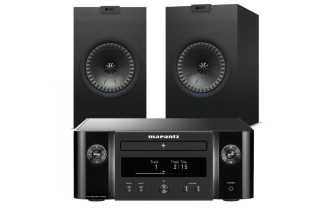 Marantz Melody X. M-CR612 Music System with KEF Q350 Bookshelf Speakers