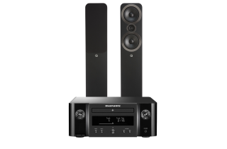 Marantz Melody X. M-CR612 Music System with Q Acoustics 3050i Floorstanding Speakers