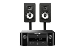 Marantz Melody X. M-CR612 Music System with  Polk Monitor MXT20 Bookshelf Loudspeakers 
