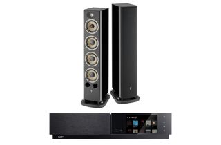 Naim Uniti Nova All-In-One Player with Focal Aria Evo X No3 Floorstanding Speakers