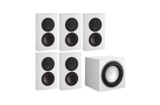 Dali Opticon LCR AV Speaker System with E-9 F Sub - White (Satin)