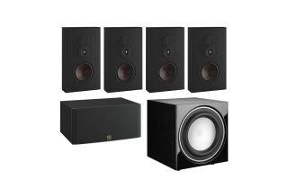 Dali Opticon LCR AV Speaker System with E-9 F Sub - Satin Black
