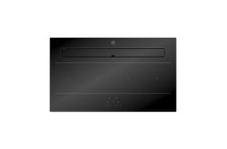 Bertazzoni Modern 90cm Induction Hob with Integrated Hood - Black