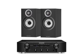 Marantz PM6007 Integrated Amplifier with Bowers & Wilkins 607 S3 Standmount Speakers
