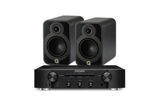 Marantz PM6007 Integrated Amplifier with Q Acoustics 5020 Bookshelf Speakers