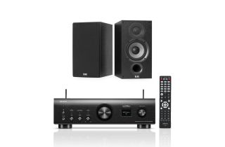 Denon PMA-900HNE Integrated Network Amplifier with Elac Debut B5.2 Bookshelf Speakers