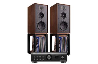 Denon PMA-900NE Integrated Network Amplifier with Wharfedale Linton Heritage Standmount Speakers and Matching Stands