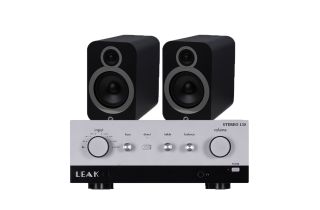 LEAK Stereo 130 Integrated Amplifier with Q Acoustics 3030i Bookshelf Speakers