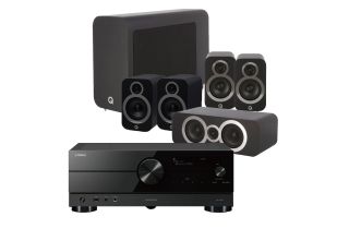 Yamaha RX-A4A AV Receiver with Q Acoustics 3030i AV Speaker Pack