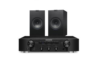 Marantz PM6007 Integrated Amplifier with KEF Q350 Bookshelf Speakers