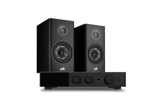 Audiolab 9000A Integrated Amplifier with Polk Reserve R100 Bookshelf Speakers