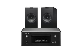 Denon CEOL RCD-N10 Hi-Fi Network CD Receiver with KEF Q150 Bookshelf Speakers