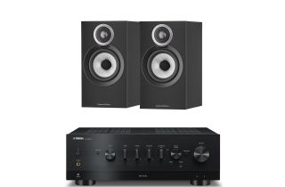 Yamaha R-N1000A Network Receiver with Bowers & Wilkins 607 S3 Standmount Speakers