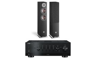Yamaha R-N800A Network Receiver with Dali Oberon 5 Floorstanding Speakers