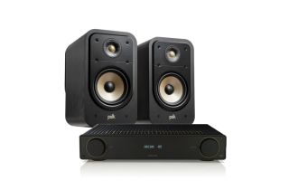 Arcam Radia A5 Integrated Amplifier with Polk Signature Elite ES20 Bookshelf Speakers