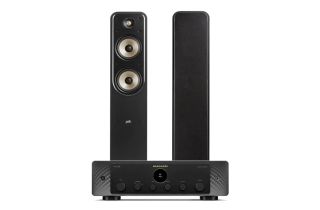 Marantz Model 50 Integrated Stereo Amplifier with Polk Signature Elite ES55 Floorstanding Speakers