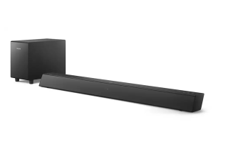 Nearly New - Philips TAB5305 2.1 Soundbar with wireless subwoofer, Bluetooth & ARC control - Black