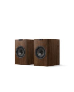 KEF Q1 META Bookshelf Speakers - Walnut