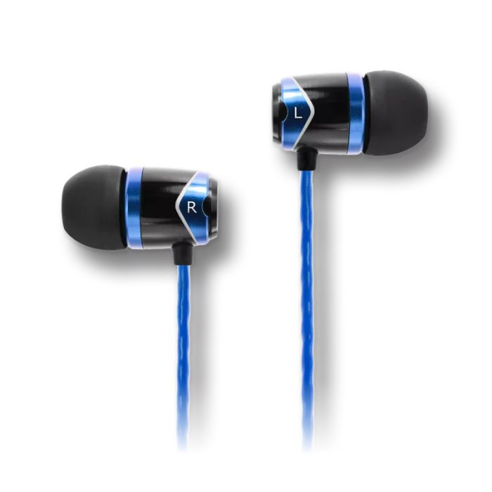 SoundMAGIC E10 In Ear Isolating Earphones - Blue main product photo