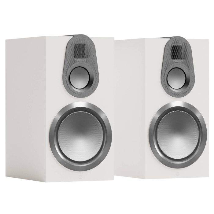 Monitor Audio Gold 100 6G Bookshelf Speakers - White main product photo