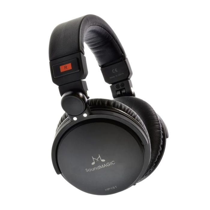 SoundMAGIC HP151 Closed Back Headphones - Black main product photo
