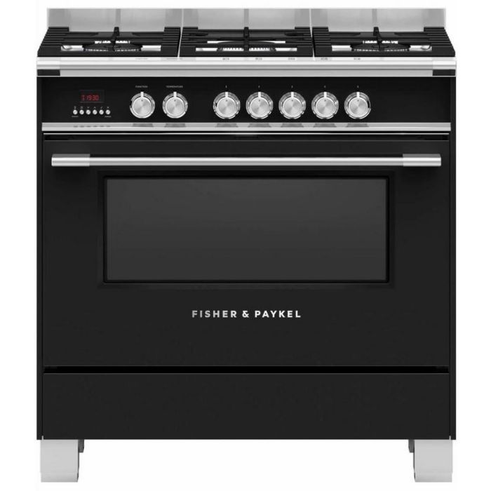 Fisher Paykel OR90SCG4B1 Range Cooker - Black main product photo