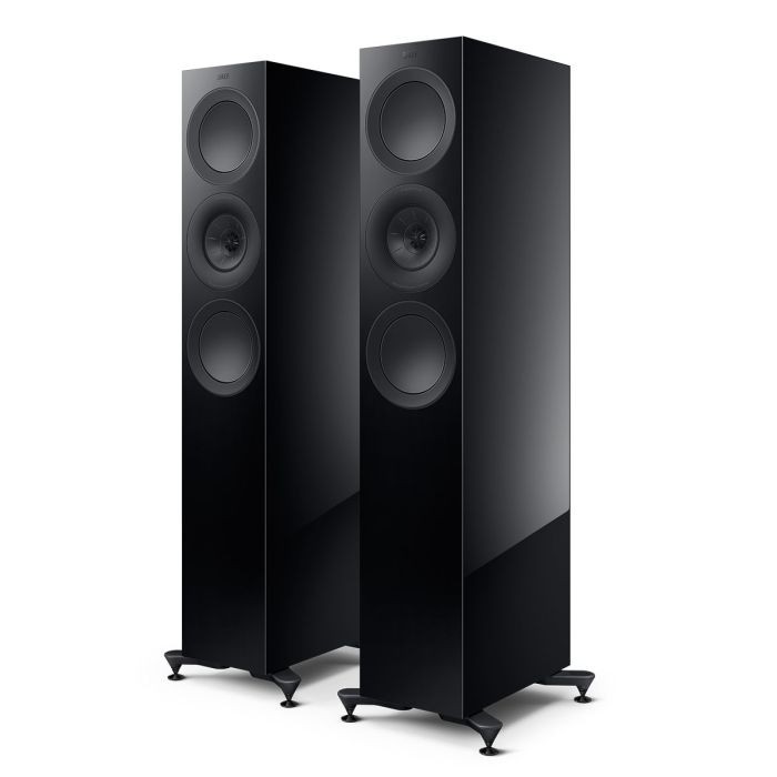 Ex Display - KEF R7 Meta Floorstanding Speakers - Black Gloss main product photo