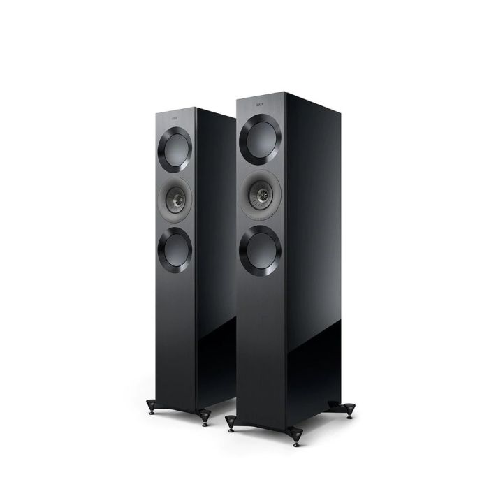 Ex Display - KEF Reference 3 Meta Floorstanding Speakers - High Gloss Black / Grey main product photo