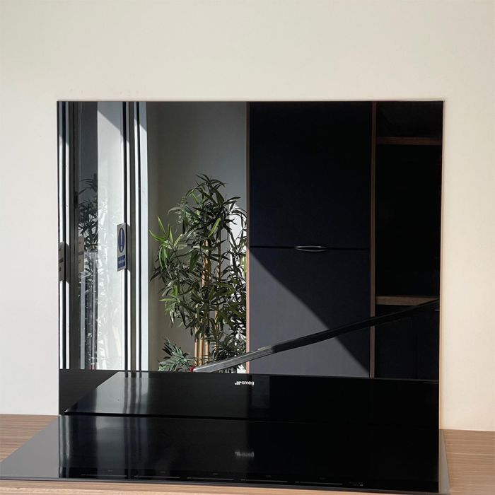Ex Display - Smeg SPG9075NE 90cm Splashback - Matte Black main product photo